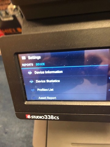 How to Get Meter Readings from Toshiba e-STUDIO338cs, 3... | Knowledge ...