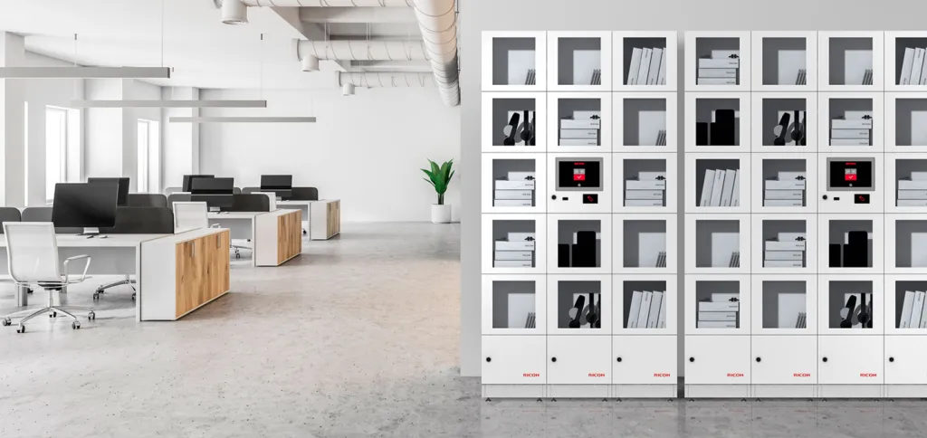 Ricoh Smart Lockers secure storage solution